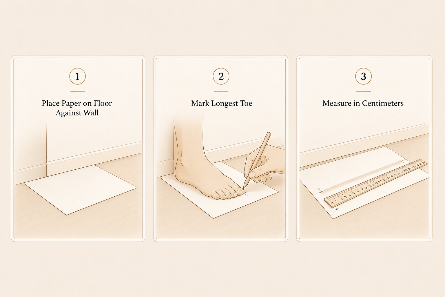 3-step measurement guide